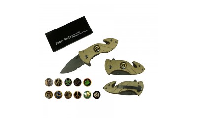 Falcon 6" Spring Assisted Pocket Knife KS4805GD Falcon 6" Spring Assisted Pocket Knife KS4805GD
